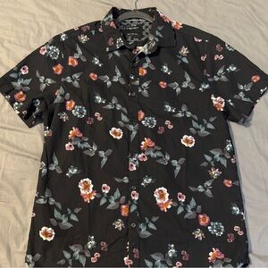 Denim & Flower Sz M slim fit button up shirt NWT